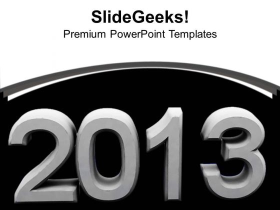 2013 New Year Holidays PowerPoint Templates Ppt Backgrounds For Slides 1112