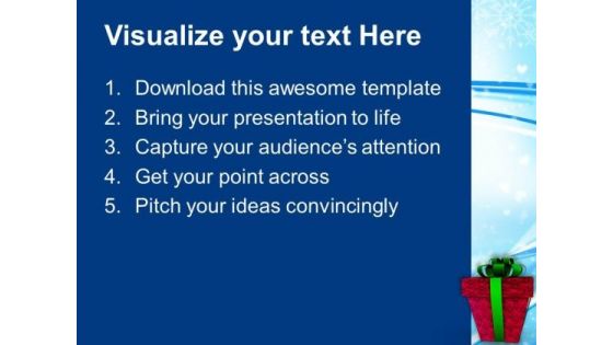 2013 New Year Presents Holidays PowerPoint Templates Ppt Backgrounds For Slides 1112