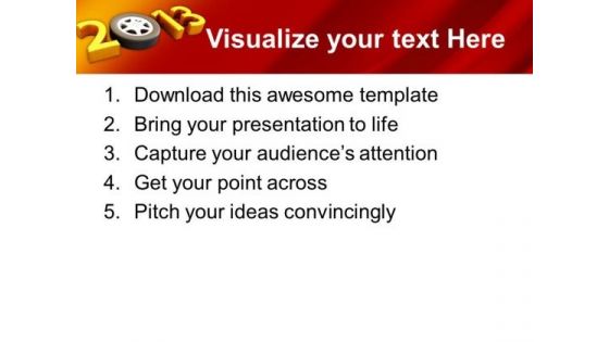2013 New Year Technology PowerPoint Templates Ppt Backgrounds For Slides 1212