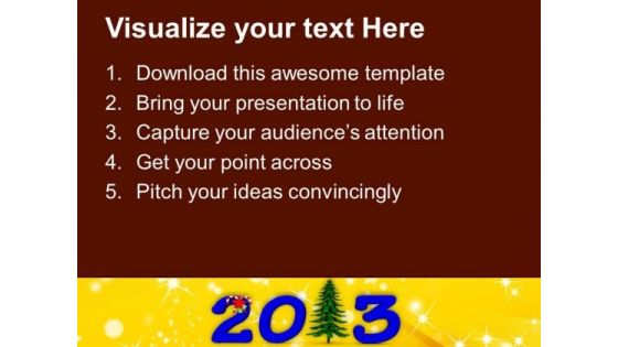 2013 Pine Tree Festival PowerPoint Templates Ppt Backgrounds For Slides 1212