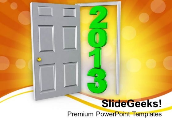 2013 Successful Year For Business Development PowerPoint Templates Ppt Backgrounds For Slides 0713