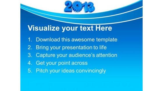 2013 With Gear Wheels Industrial PowerPoint Templates Ppt Backgrounds For Slides 1212