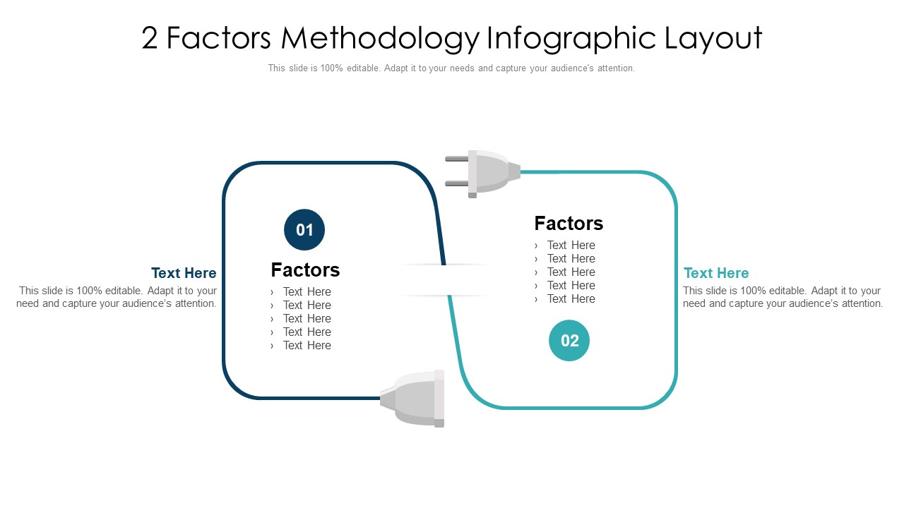 2 Factors Methodology Infographic Layout Ppt PowerPoint Presentation File Information PDF