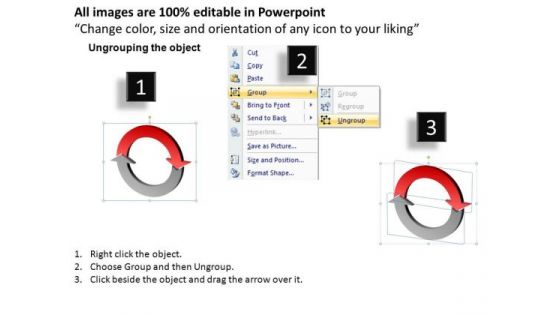 2 Stage Relationship Diagram PowerPoint Slides Ppt Templates
