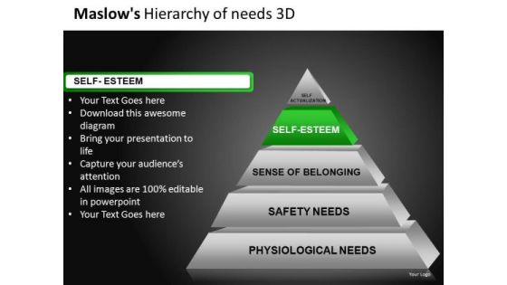 2nd Layer Of 3d Pyramid PowerPoint Slides Editable Ppt Download