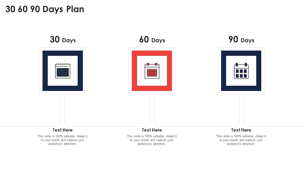 30 60 90 Days Plan Application Of Quality Management For Food Processing Companies Sample PDF