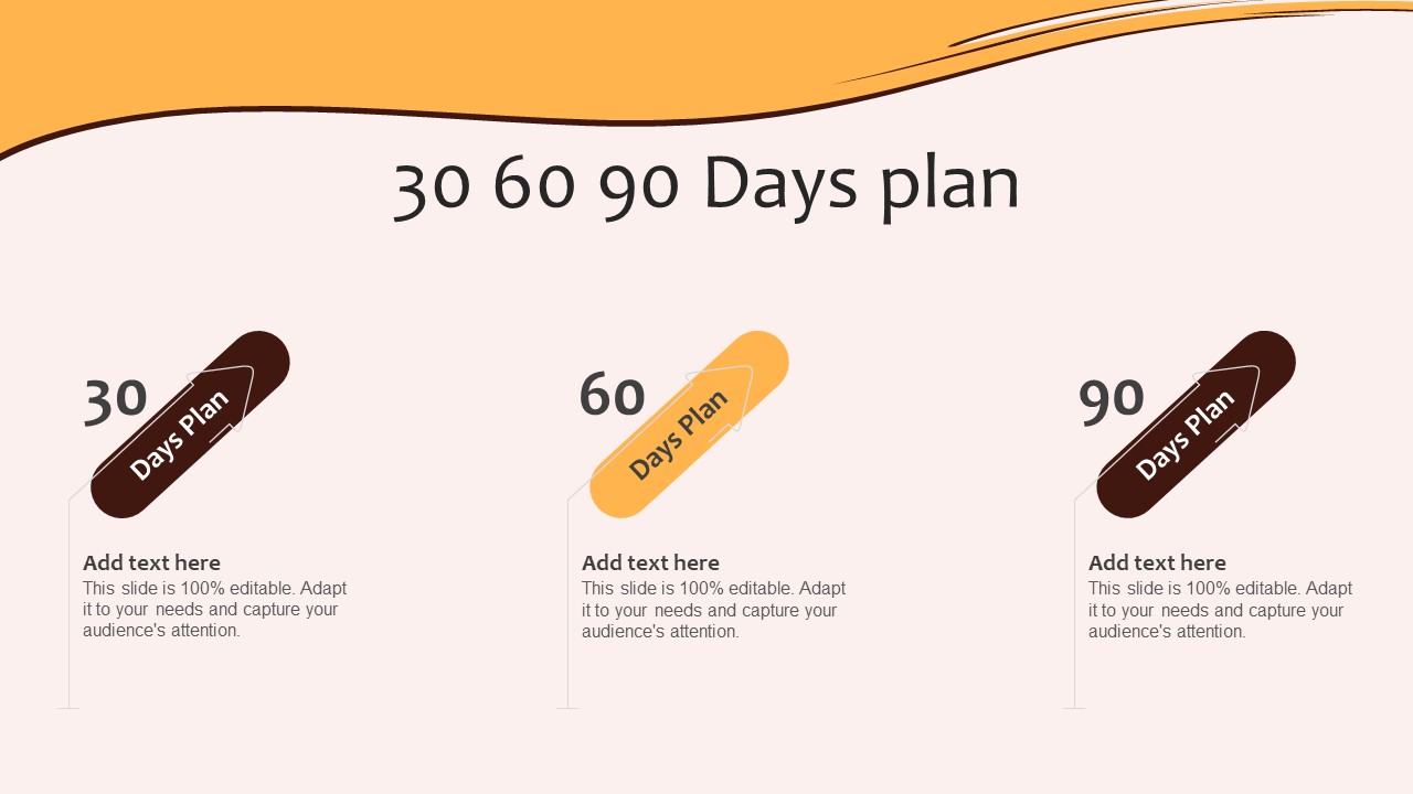 30 60 90 Days Plan Digital Marketing Plan For Restaurant Business Information PDF