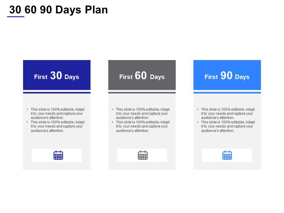 30 60 90 Days Plan Management Ppt Powerpoint Presentation Ideas Show