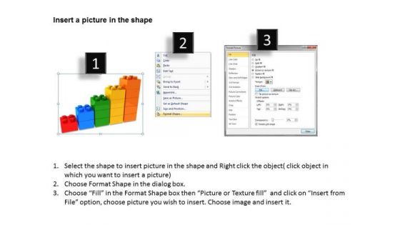3d Building Blocks Business Success 5 Stages Ideas PowerPoint Slides