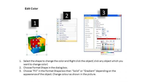 3d Cubes PowerPoint Templates And 3d Cubes Puzzles PowerPoint Slides