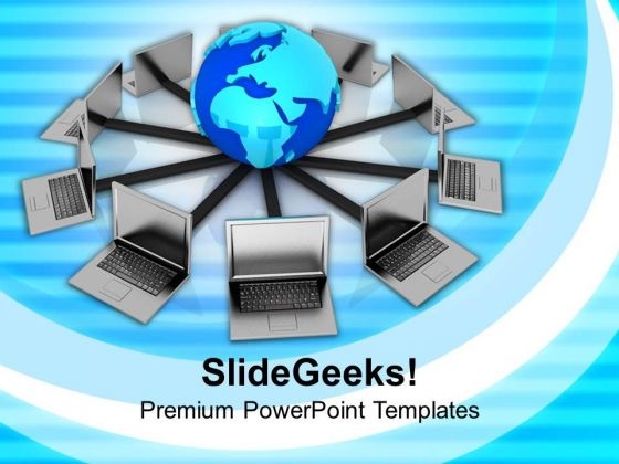 3d E Learning Concept PowerPoint Templates Ppt Backgrounds For Slides 0713