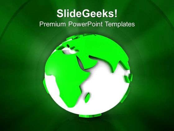 3d Globe Environment PowerPoint Templates Ppt Backgrounds For Slides 0413