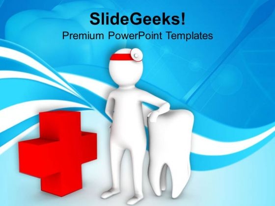 3d Image Of Dentist PowerPoint Templates Ppt Backgrounds For Slides 0813