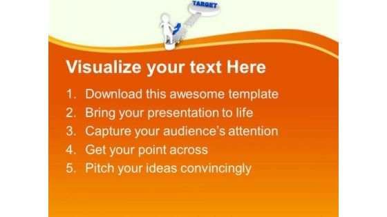 3d Image Of Puzzle Target PowerPoint Templates Ppt Backgrounds For Slides 0713