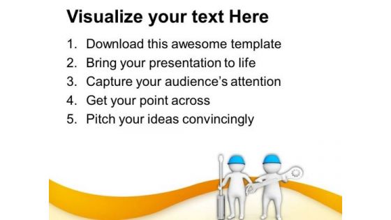 3d Image Of Repair And Maintenance PowerPoint Templates Ppt Backgrounds For Slides 0813