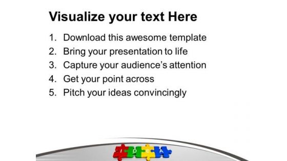 3d Jigsaw Puzzle Pieces With Idea Thinking PowerPoint Templates Ppt Backgrounds For Slides 0113
