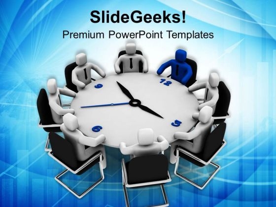 3d Man Business Conference Meeting Leadership PowerPoint Templates Ppt Backgrounds For Slides 0313