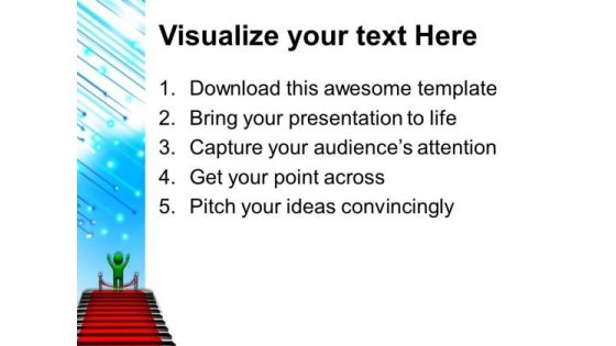 3d Man Celebarting Success PowerPoint Templates Ppt Backgrounds For Slides 0113