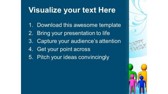 3d Man Happy Family PowerPoint Templates And PowerPoint Themes 0812