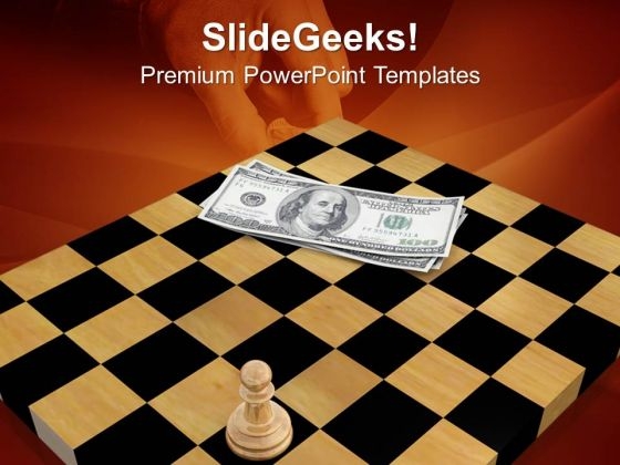 3d Man With Chess Board PowerPoint Templates And PowerPoint Themes 1012