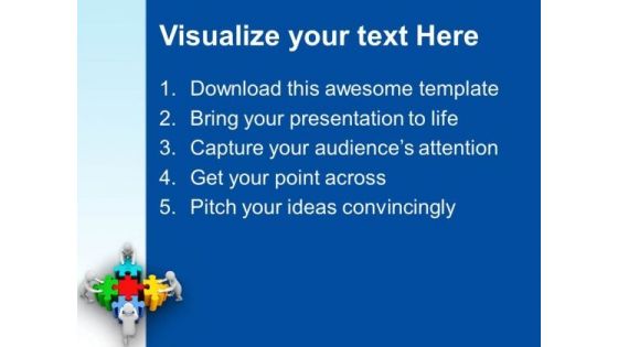 3d Men Team Work PowerPoint Templates And PowerPoint Themes 1012