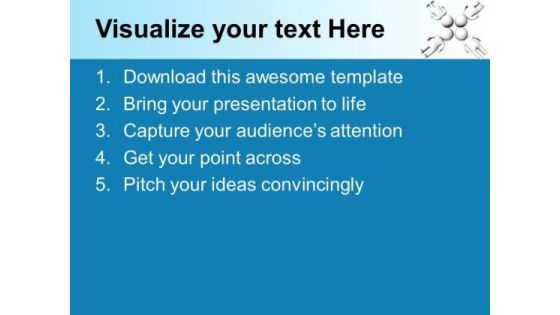 3d Men With Joining Heads PowerPoint Templates And PowerPoint Themes 0912