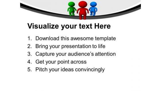 3d Person Talking Business Issue Leadership PowerPoint Templates Ppt Backgrounds For Slides 0113