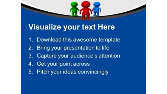 3d Person Talking Business Issue Leadership PowerPoint Templates Ppt Backgrounds For Slides 0113