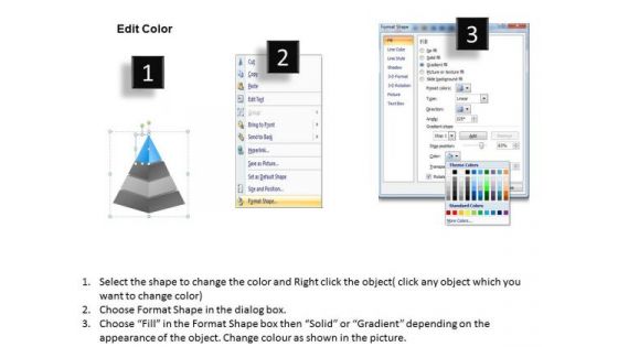 3d Pyramid 4 Staged Dependent Process Strategy Ppt Strategic Business Plan PowerPoint Slides