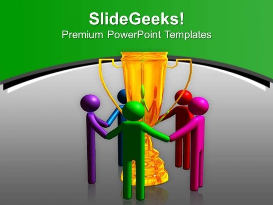 3d Team Enjoying Success Competition PowerPoint Templates Ppt Backgrounds For Slides 0413