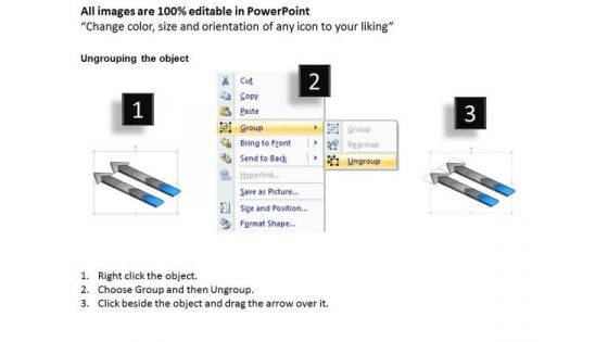 4 Stages Combined Parallel Process Marketing Plan For Small Business PowerPoint Slides