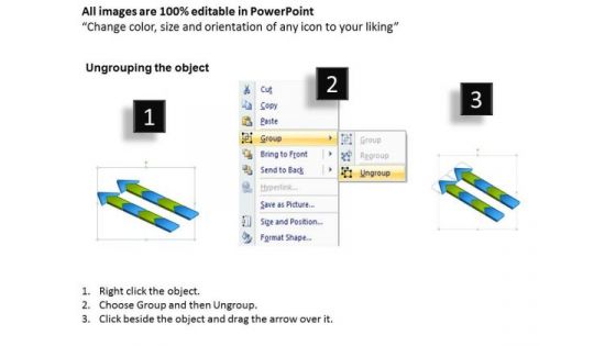 4 Stages Combined Parallel Process Web Design Business Plan PowerPoint Templates