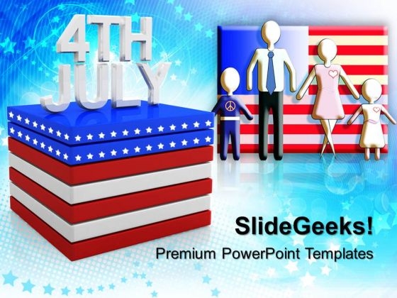 4th July Usa America PowerPoint Templates And PowerPoint Themes 0612