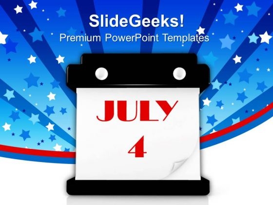 4th Of July Americana PowerPoint Templates And PowerPoint Themes 0912