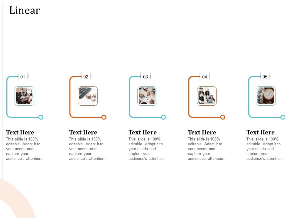 5 Pillars Business Long Term Plan Linear Ppt Icon Images PDF