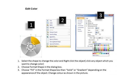 5 Sequence Makes Circle Business Plan For Startup PowerPoint Slides