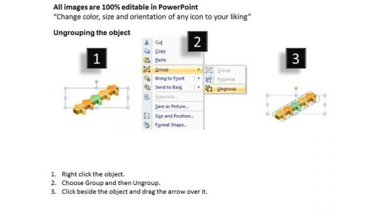 5 Stages Display Of Parallel Flow Process Startup Business Plan Template PowerPoint Templates