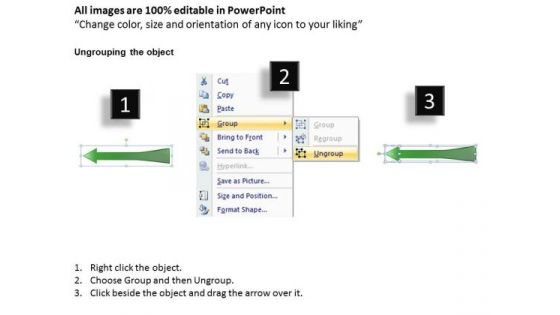 5 Steps Arrow Communication Diagram Startup Business Plan PowerPoint Templates