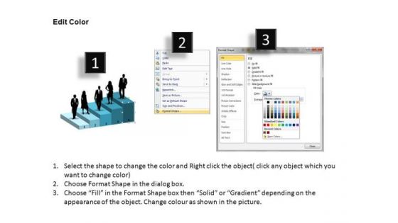 5 Steps Corporate Ladder PowerPoint Templates