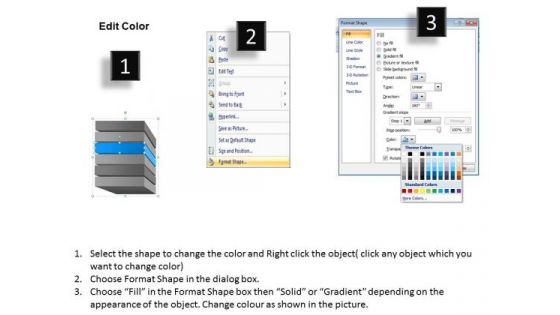 6 Layer Process Vertical To Each Other Ppt Business Plan Example PowerPoint Templates