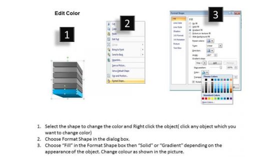 6 Layer Process Vertical To Each Other Ppt Example Business Plan Outline PowerPoint Slides