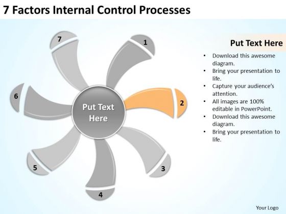 7 Factors Internal Control Processes Business Plan Examples PowerPoint Templates