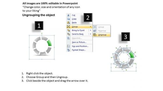 7 Stage Circle Chart Diagram PowerPoint Slides And Ppt Diagram Templates
