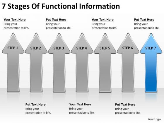 7 Stages Of Functional Information Ppt How To Write Business Plan PowerPoint Slides