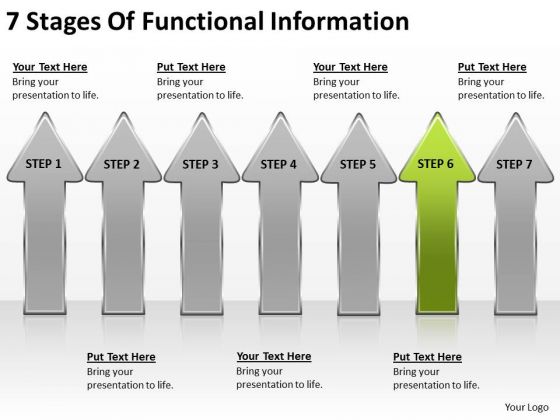 7 Stages Of Functional Information Successful Business Plan PowerPoint Templates