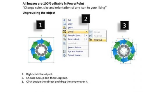 8 Stages Concentric Flow Chart Ppt Business Plan For Startup PowerPoint Templates