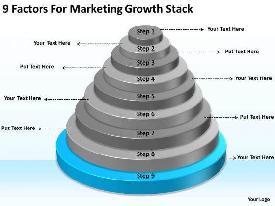 9 Factors For Marketing Growth Stack Ppt Executive Summary Business Plan PowerPoint Templates
