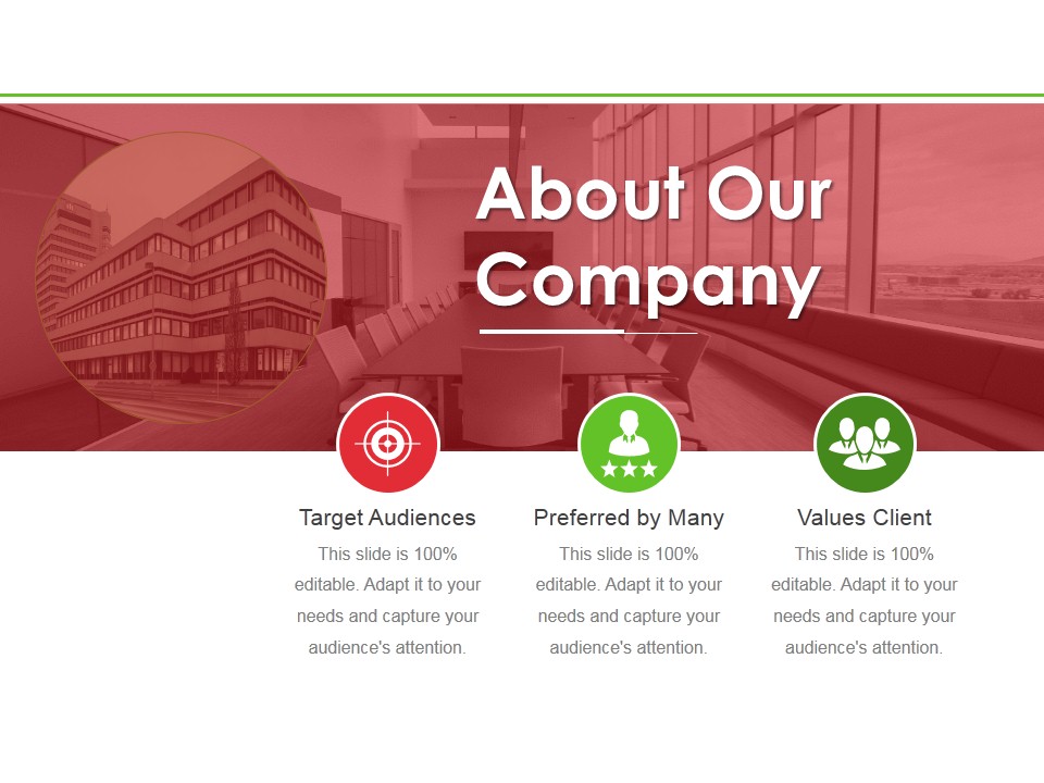 About Our Company Ppt PowerPoint Presentation Infographics Guidelines