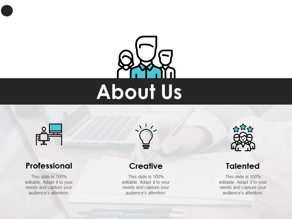 About Us Creative Professional Ppt PowerPoint Presentation Example 2015