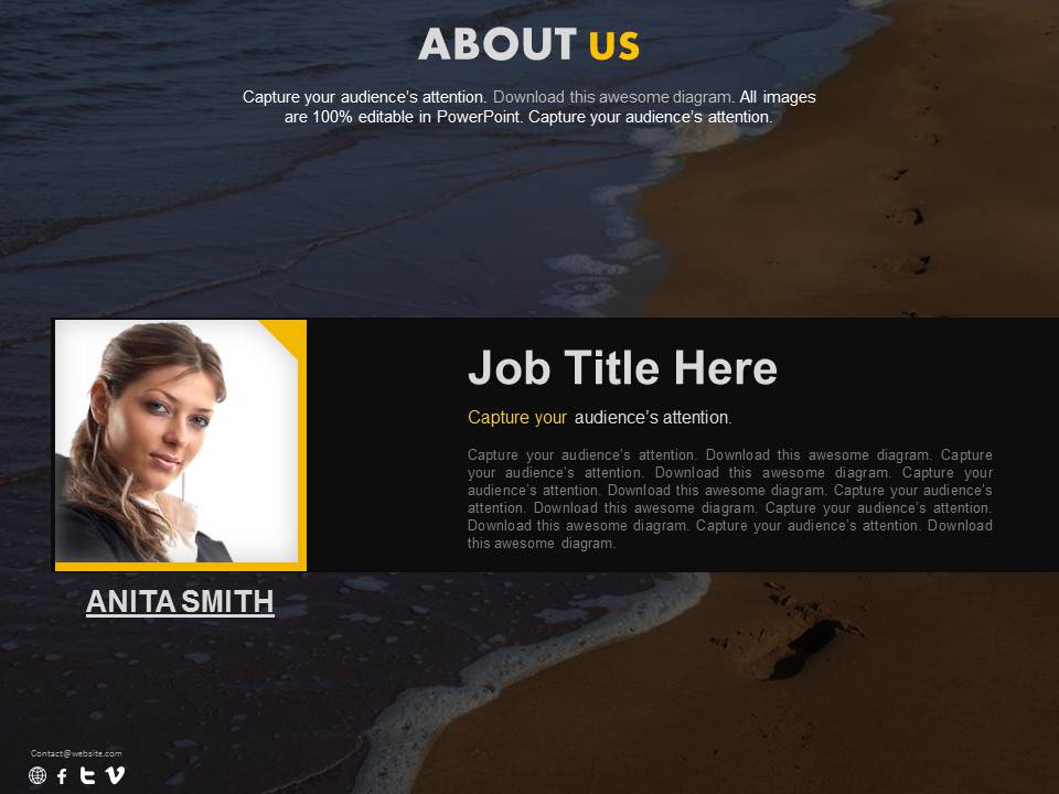 About Us Design For Travel Information Powerpoint Slides